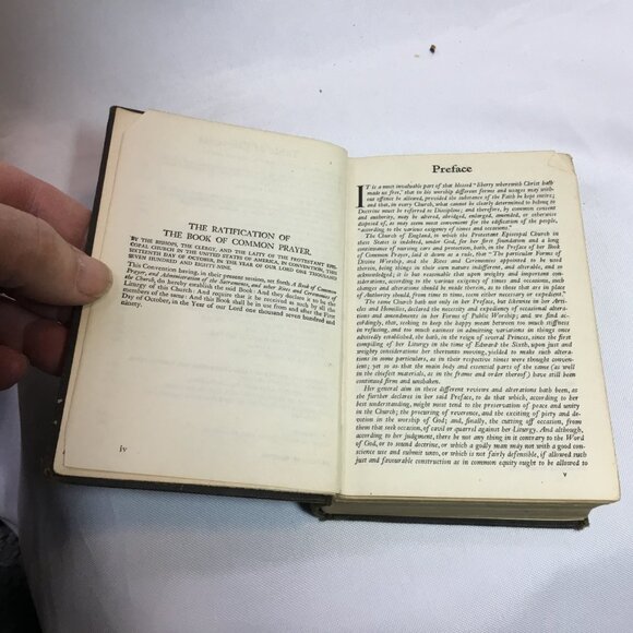 The Book Of Common Prayer Pocket Size 1929 Vintage Thomas Nelson Hardcover - Picture 10 of 15